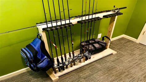 DIY Fishing Rod Holder for your Garage! - YouTube