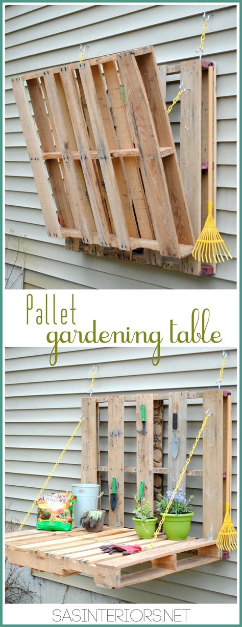 DIY Garden Table Project: A Pallet Transformation