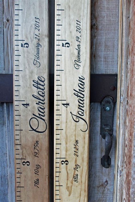 DIY Growth Chart Ruler AddOn Custom Personalized Decal Etsy Diy