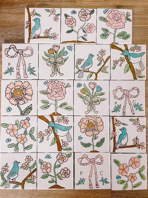 DIY Hand Painted Tiles - Lowe's - muktibox.com