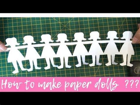 DIY How To Make Paper Dolls Kirigami Everly Diy Journal