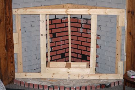 DIY How to Build a Simple Corner Fireplace Dengarden