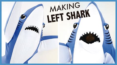 DIY LEFT SHARK COSTUME - YouTube