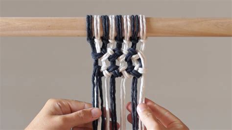 DIY Macrame Tutorial Braided Pattern Using Loops! YouTube