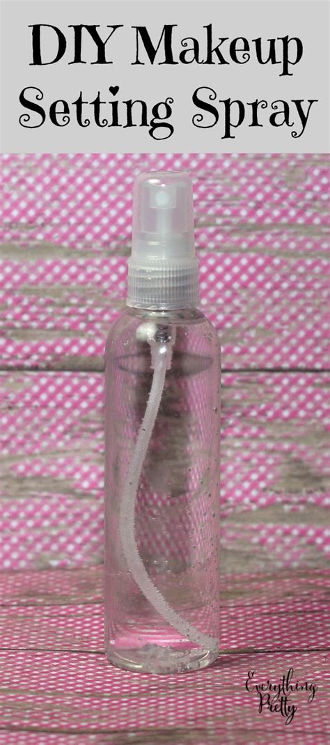 DIY Makeup Setting Spray Recipe - Everything Pretty