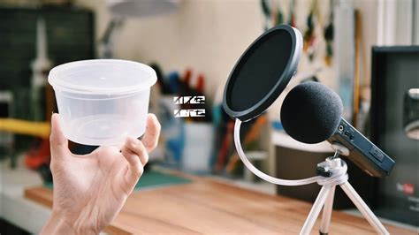 DIY Mic Pop-Filter (Using Home Supplies) - YouTube