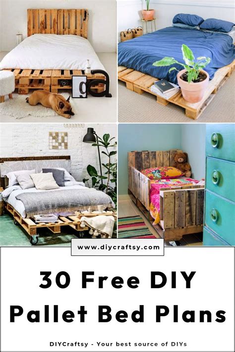 DIY Pallet Bed Frame Ideas: 30 Ideas & Step-by-Step … - raincitystudios.com