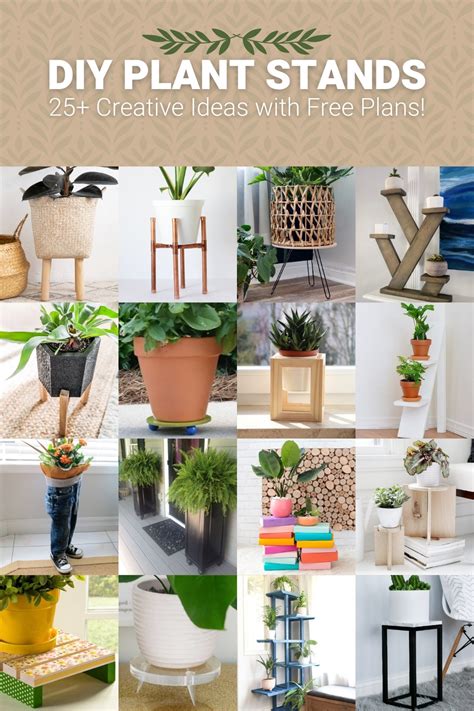 DIY Plant Stands: 25+ Creative Ideas with Free … - raincitystudios.com