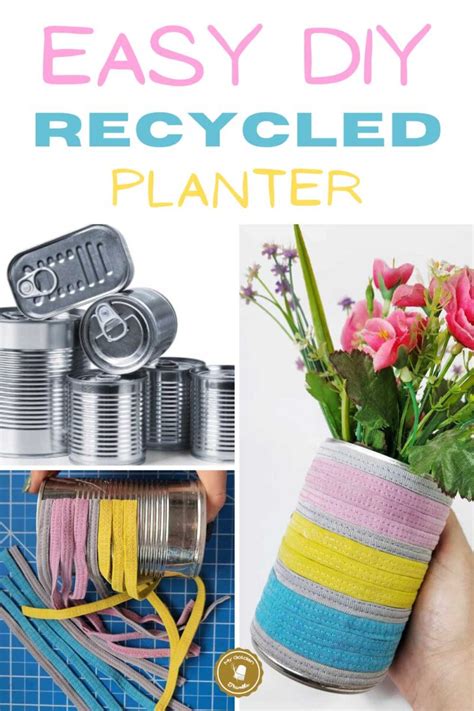 DIY Planter from Upcycled Tin Cans - Make … - raincitystudios.com