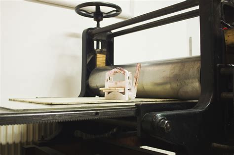 DIY Printmaking Press Open Press Project on Behance