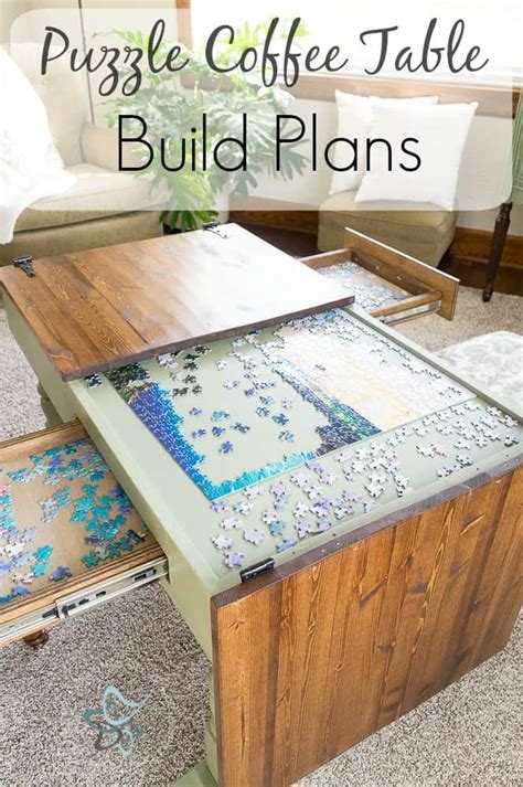 DIY Puzzle Table with easy stepbystep Build Plans Designed Decor