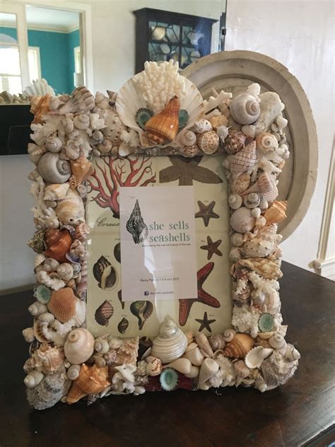 DIY Seashell Picture Frame – Use those shells!