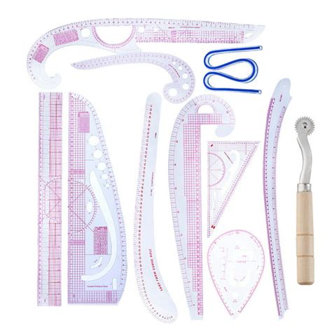 DIY Sewing Ruler Set Tailor French Curve Models Classification Ruler
