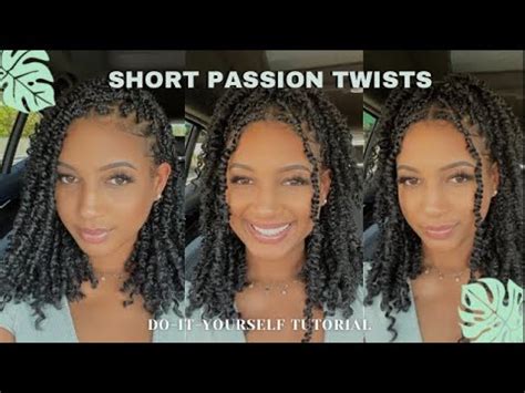 DIY Short Passion Twists No Tension Trendy Summer Style