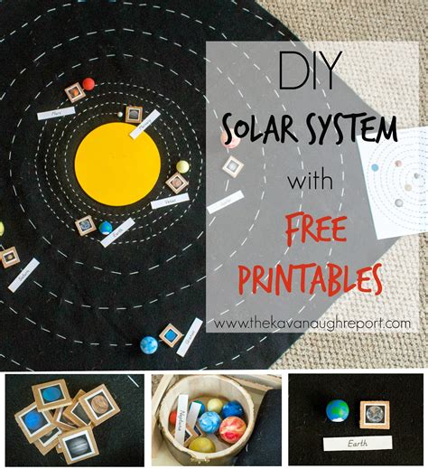 DIY Solar System Map with Free Printables