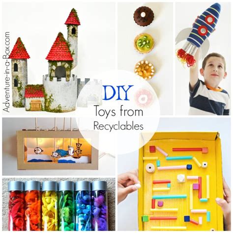 DIY Toys for Kids from Recyclable Materials - Adventure in a Box - raincitystudios.com