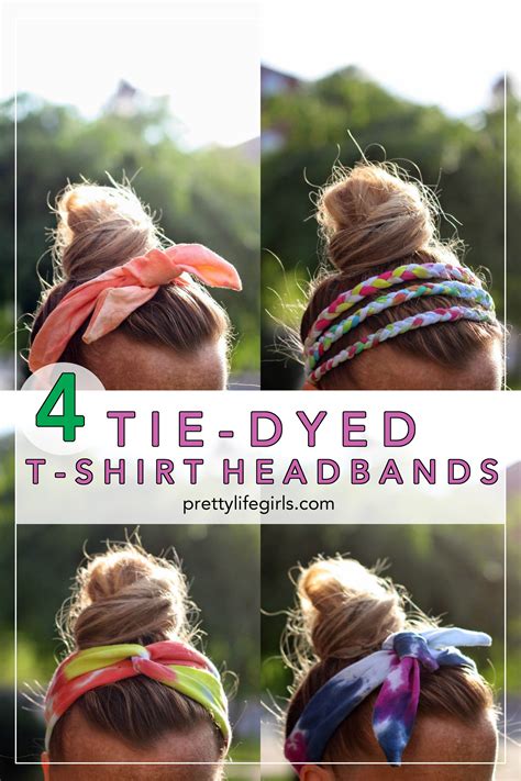 DIY Tie Dye Headbands Tutorial DIY Projects Pretty Life Girls