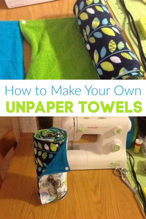 DIY Unpaper Towels: Reusable Cloth Paper Towels - Crafty …