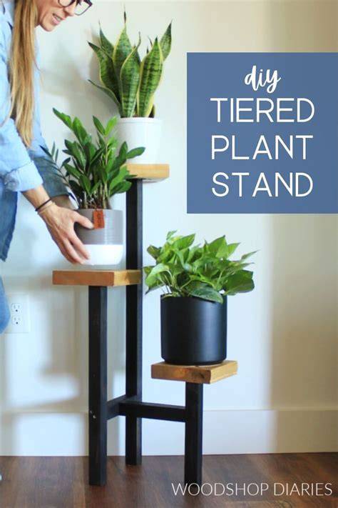 DIY Vertical Plant Stand Using Scrap Wood and Door … - raincitystudios.com