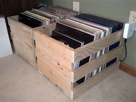 DIY Vinyl Record Storage Crate - Make Your Own From Pallet …