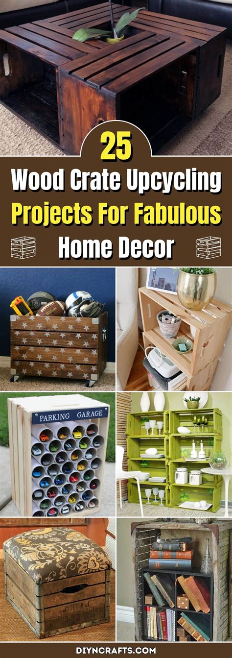 DIY Wood Crate Up-cycle Ideas and Projects - DIY Tutorials - raincitystudios.com