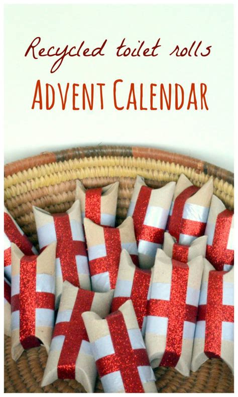 DIY advent calendar from toilet rolls VickyMyersCreations