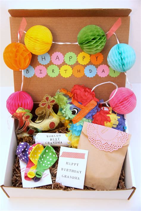 DIY birthday presents: How to make a birthday box