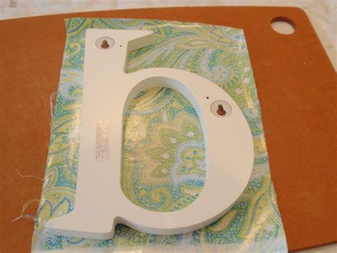 DIY by Design Fabric Covered Letters