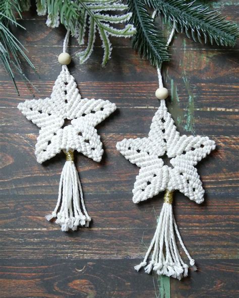 DIY macrame Christmas star Macrame patterns tutorials, Macrame