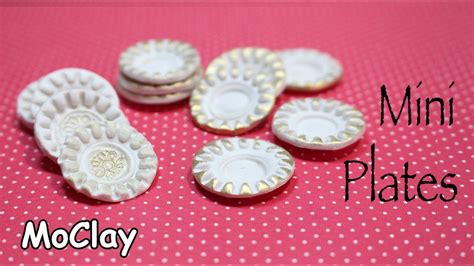 DIY. How to make Dollhouse Miniature plates - muktibox.com