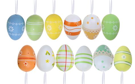 DIYASY Easter Fake Egg, 12 Pcs Artificial Plastic Dummy …