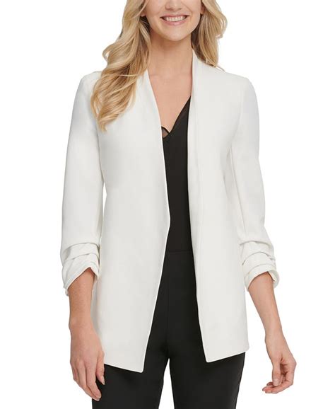 DKNY Essential Open Front Jacket & Reviews - DKNY