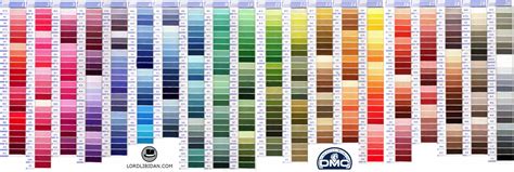 DMC Color Chart Lord Libidan