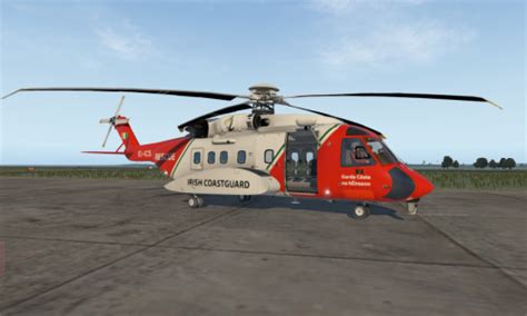 DMO S92 Irish Coast Guard Fleet - Aircraft Skins - Liveries - X …