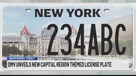 DMV unveils new Capital Region license plate