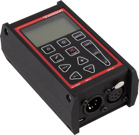 DMX Tester Swisson XMT120A Measurement Tool Test Kit DMX512 Lighting