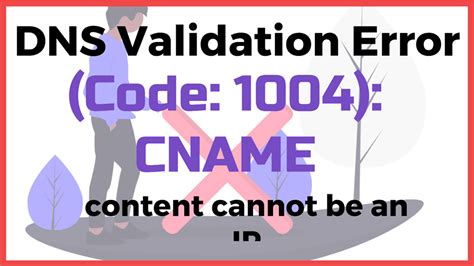 DNS Validation Error (Code: 1004): Content for CNAME record is …