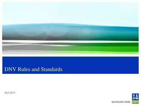 DNV rules and standards - raincitystudios.com