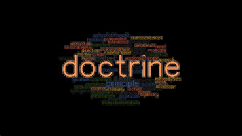 DOCTRINE Synonyms and Related Words. What is Another Word for DOCTRINE