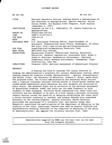 DOCUMENT RESUME CS 501 029 - ed