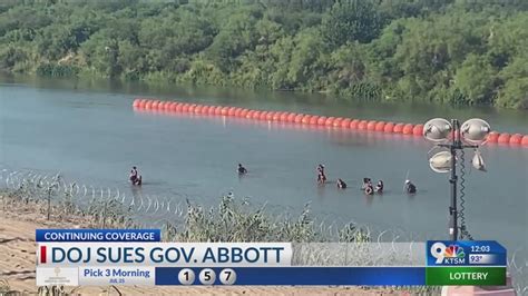 DOJ files lawsuit against Texas over buoy barrier in Rio Grande