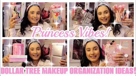 DOLLAR TREE MAKEUP ORGANIZATION IDEAS! PRINCESS VIBES …