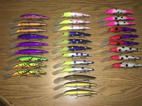 DOMKA CUSTOM PAINTED DEEP WALLEYE BANDITS