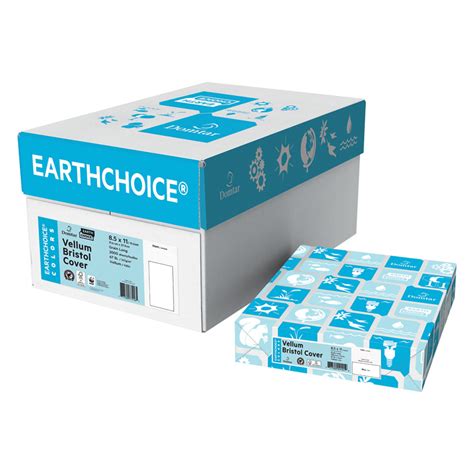 DOMTAR EARTHCHOICE 67# VELLUM BRISTOL BRITEWHITE …