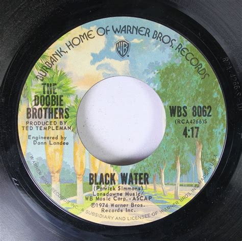 DOOBIE BROTHERS: black water / song to see you through WB …