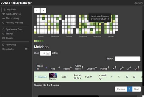DOTA 2 Replay Manager