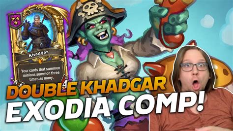 DOUBLE Golden Khadgar Scallywag Exodia! Hearthstone …