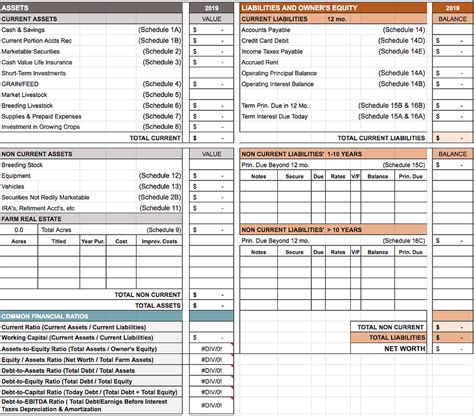 DOWNLOAD Farming Balance Sheet Digitize Data with GoogleSheets