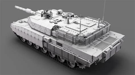 Download Main Battle Tank High Poly model - muktibox.com
