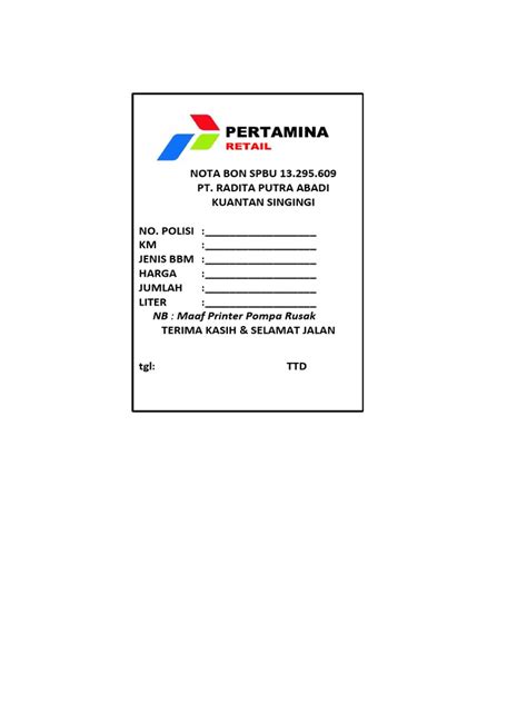 download nota spbu - elchoricharrua.com